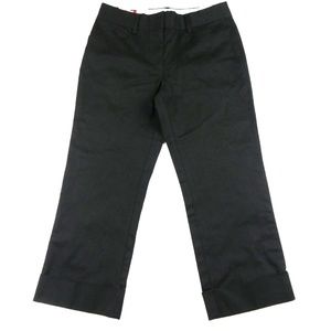 NWT- TOMMY HILFIGER Black Lowrider Easy Leg Cuffed Capri Crop Pants